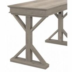 Homestead 48W Writing Desk By Bush Furniture - Driftwood Gray -Felloweis Store 8fb5bc57 53b2 4989 aa10 c4847327f84b