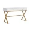 Aleta Campaignn Two Drawer Desk White