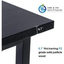 Mcombo L-Shaped Desk Computer Gaming Corner Desk With Large Monitor Stand, Office Writing Workstation With Movable Shelf - Ebony 36 Mcombo L-Shaped Desk Computer Gaming Corner Desk With Large Monitor Stand, Office Writing Workstation With Movable Shelf - Ebony -Felloweis Store 923ff7a9 dbce 49fb a835 67ea4f10af4d