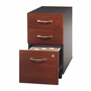 Series C 3 Drawer Mobile File Cabinet By Bush Business Furniture - Mocha Cherry 12 Series C 3 Drawer Mobile File Cabinet By Bush Business Furniture - Mocha Cherry - Image 12
