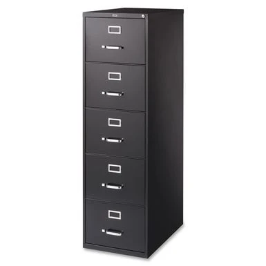 Lorell Black Commercial Grade 61-inch Vertical File Cabinet - Black - Legal 2 Lorell Black Commercial Grade 61-inch Vertical File Cabinet - Black - Legal - Image 2