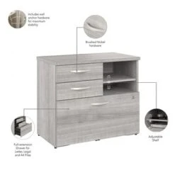 Studio A Storage Cabinet With Drawers By Bush Business Furniture - Platinum Gray 25 Studio A Storage Cabinet With Drawers By Bush Business Furniture - Platinum Gray -Felloweis Store 94e9e295 1531 4e50 a034 418850aaeeb4