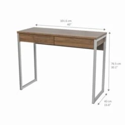 Porch & Den Skylar 2-drawer Desk - Oak -Felloweis Store 98e2e99d 9139 4802 a0f5 9bdb7436b9c5