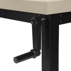 Computer Desk/ Home Office/ Standing/ Adjustable/ 48"L/ Work/ Laptop/ Metal/ Laminate/ Beige/ Black/ Contemporary/ Modern -Felloweis Store 99164189 d768 4315 9075 d9a56bcba560