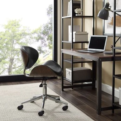 Madonna Mid-century Modern Adjustable Curved Office Chair By Corvus - Detail 2 6 Madonna Mid-century Modern Adjustable Curved Office Chair By Corvus - Detail 2 - Image 6