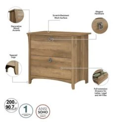 Salinas 2-drawer Lateral File Cabinet - Tan -Felloweis Store 9c1f6405 24b7 4188 81b5 8b19a17d79c7