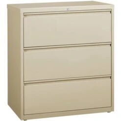 Lorell Putty 3-drawer Lateral Files - Letter - White -Felloweis Store 9cbfb124 88a0 475b 8065 2cfd466afc56