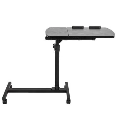 Porch & Den Shadygrove 2-tone Four-Wheel Lifting Computer Desk - Black 4 Porch & Den Shadygrove 2-tone Four-Wheel Lifting Computer Desk - Black - Image 4