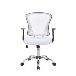 Porthos Home Cyrus Swivel Office Chair, Mesh Back, Adjustable Height - White 22 Porthos Home Cyrus Swivel Office Chair, Mesh Back, Adjustable Height - White -Felloweis Store 9ecf691a 86a3 4f40 96d3 7864f54d9393