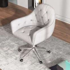 Hernals 32-36 Inch Velvet Contemporary Tufted Adjustable Home Office Chair By Corvus - Blue 36 Hernals 32-36 Inch Velvet Contemporary Tufted Adjustable Home Office Chair By Corvus - Blue -Felloweis Store 9f0ec281 ac72 4d34 b84d 1e7477a9e5e1