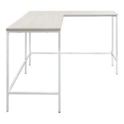Contempo L-shaped Steel Desk - Brown -Felloweis Store 9fe03fd4 5034 4eac a897 1be2771b82c6