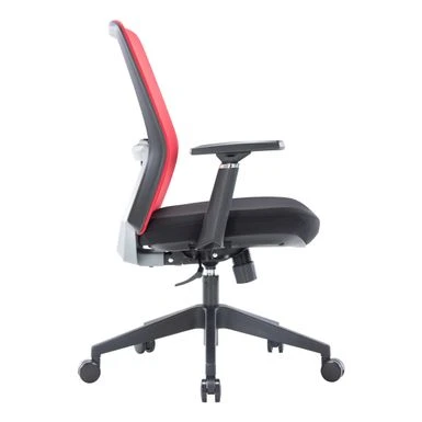 LeisureMod Ingram Modern Office Task Chair With Adjustable Armrests - Red 17 LeisureMod Ingram Modern Office Task Chair With Adjustable Armrests - Red - Image 17