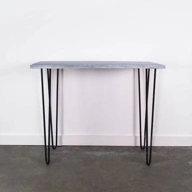 Randolph Rustic Desk And Storage Set - White 1 Randolph Rustic Desk And Storage Set - White