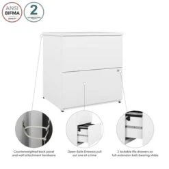 Logan 28W 2 Drawer Lateral File Cabinet By Bestar - Silver Maple 27 Logan 28W 2 Drawer Lateral File Cabinet By Bestar - Silver Maple -Felloweis Store a43d20a6 dd43 456f acc5 d2cc46b314ef