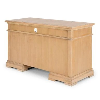 Manor House Pedestal Desk By Home Styles - Brushed - Natural 2 Manor House Pedestal Desk By Home Styles - Brushed - Natural - Image 2