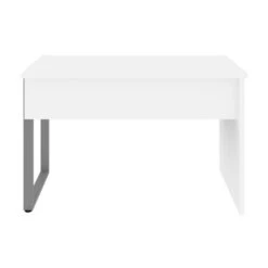Bestar Solay 48W Small Table Desk With U-Shaped Metal Leg - Platinum Gray -Felloweis Store a55f057a 3e0c 4e3c 9fad 0ed8748d0bf0