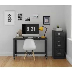 Hirsh 22-in Deep 3 Drawer, Letter Width, Vertical File Cabinet - Grey 24 Hirsh 22-in Deep 3 Drawer, Letter Width, Vertical File Cabinet - Grey -Felloweis Store a5ea154f 54ee 483f 9da7 7cc12579ddaa