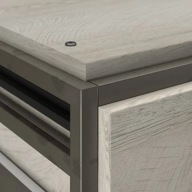 Lateral File Cabinet In Rustic Grey - Grey 20 Lateral File Cabinet In Rustic Grey - Grey - Image 20
