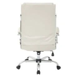 Executive Office Chair With Padded Arms In Faux Leather - White 29 Executive Office Chair With Padded Arms In Faux Leather - White -Felloweis Store a72b0e8b 10a7 4f49 900d dc847a3811f8