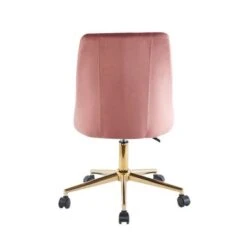 Porthos Home Rae Office Chair, Velvet Upholstery, Gold Chrome Legs - Green -Felloweis Store a73e7d49 887b 4047 99a7 04356d8c50b3