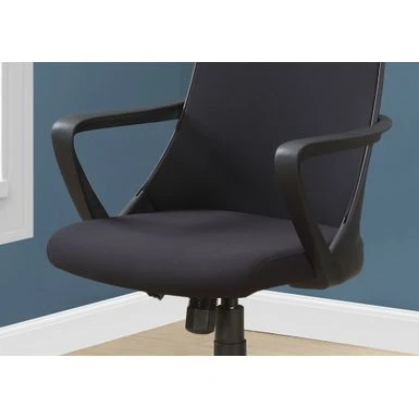 Office Chair/ Adjustable Height/ Swivel/ Ergonomic/ Armrests/ Computer Desk/ Work/ Metal/ Mesh/ Black/ Contemporary/ Modern 3 Office Chair/ Adjustable Height/ Swivel/ Ergonomic/ Armrests/ Computer Desk/ Work/ Metal/ Mesh/ Black/ Contemporary/ Modern - Image 3