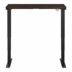 Move 40 Series 48W X 24D Adjustable Desk By Bush Business Furniture - Black Walnut/Cool Gray Metallic -Felloweis Store a7ecd73b f24a 4d14 8847 effa92097dbf