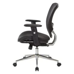 Managers Chair With Mesh Screen Seat And Back And Nylon Base - Chrome Base -Felloweis Store a94bc5c0 2b31 49d2 a4da bd7fef5d5613