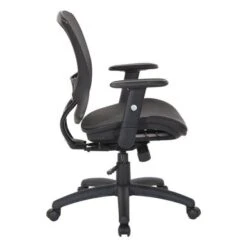 Managers Chair With Mesh Screen Seat And Back And Nylon Base - Chrome Base -Felloweis Store a95fab27 4381 47ee a200 a7832b9f4638