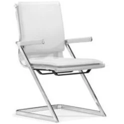 Manhattan Plus Conference Chairs (Set Of 2) - White