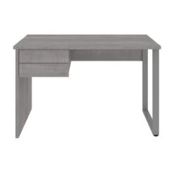 Bestar Solay 48W Small Table Desk With U-Shaped Metal Leg - Platinum Gray -Felloweis Store abce9961 b623 4747 85ac b10fd8ed74d5