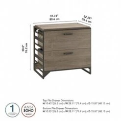 Lateral File Cabinet In Rustic Grey - Grey 33 Lateral File Cabinet In Rustic Grey - Grey -Felloweis Store ac426ea7 48f1 48a9 9bff f56ed4fac8f2