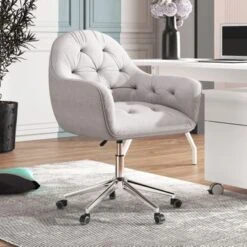 Hernals 32-36 Inch Velvet Contemporary Tufted Adjustable Home Office Chair By Corvus - Blue 22 Hernals 32-36 Inch Velvet Contemporary Tufted Adjustable Home Office Chair By Corvus - Blue -Felloweis Store ad7447ea a562 4c66 9981 a75444682125