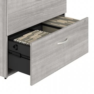Studio A 2 Drawer Lateral File Cabinet By Bush Business Furniture - Platinum Gray 9 Studio A 2 Drawer Lateral File Cabinet By Bush Business Furniture - Platinum Gray - Image 9