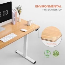 FlexiSpot 48"x24" Whole Piece Desktop Home Office Standing Desk Height Adjustabel Desk Computer Desk - Maple 35 FlexiSpot 48"x24" Whole Piece Desktop Home Office Standing Desk Height Adjustabel Desk Computer Desk - Maple -Felloweis Store aed54a29 8972 4e1a 829f b4efa478687e