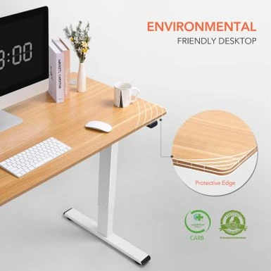 FlexiSpot 48"x24" Whole Piece Desktop Home Office Standing Desk Height Adjustabel Desk Computer Desk - Maple 16 FlexiSpot 48"x24" Whole Piece Desktop Home Office Standing Desk Height Adjustabel Desk Computer Desk - Maple - Image 16