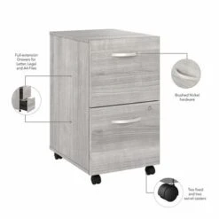 Studio A 2 Drawer Mobile File Cabinet By Bush Business Furniture - Storm Gray 27 Studio A 2 Drawer Mobile File Cabinet By Bush Business Furniture - Storm Gray -Felloweis Store af313f29 a1a6 48ff bfbd 49ba4411d56a