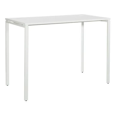 60" Wide Writing Desk In Black Or White - White 1 60" Wide Writing Desk In Black Or White - White