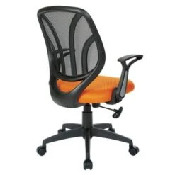 Office Chair With Flip Arms And Silver Accents - Orange 24 Office Chair With Flip Arms And Silver Accents - Orange -Felloweis Store b1f76a97 ebb6 47e0 8593 2dd3456c74fb