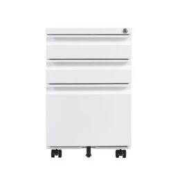 Porch & Den Burlheights Mobile File Cabinet With 3 Drawers - White -Felloweis Store b3b2163d 49ca 4852 9d84 9e5115fdeaeb