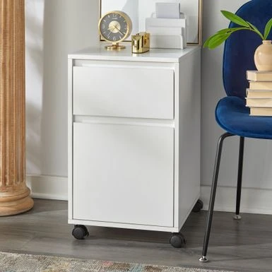 Simple Living Wenz Mobile File Cabinet - White 1 Simple Living Wenz Mobile File Cabinet - White
