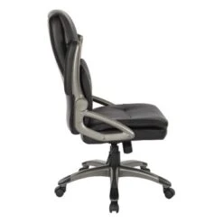 Executive High-Back Bonded Leather Chair With Titanium Accents 7 Executive High-Back Bonded Leather Chair With Titanium Accents -Felloweis Store b4cf4864 aa24 4448 9395 469adac94984