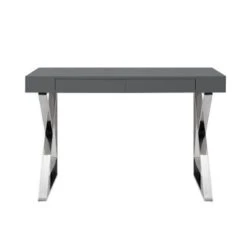 Silver Orchid Serra High Gloss Modern Desk - Black-Gold -Felloweis Store b5307740 a1a7 4ae5 9240 eaa5b7e8d242