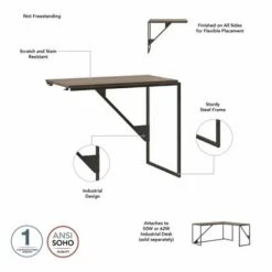 Refinery 62W L Shaped Industrial Desk With Drawers By Bush Furniture - Rustic Gray/Charred Wood 24 Refinery 62W L Shaped Industrial Desk With Drawers By Bush Furniture - Rustic Gray/Charred Wood -Felloweis Store b6535846 911a 43c5 8295 9ad7a61f7627