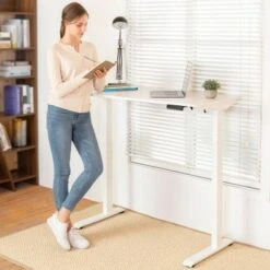 FLEXISPOT 48"x24" 5-Min Install Home Office Height Adjustable Standing Desk Memory Controller Sit Stand Desk Computer Desk - Black 18 FLEXISPOT 48"x24" 5-Min Install Home Office Height Adjustable Standing Desk Memory Controller Sit Stand Desk Computer Desk - Black -Felloweis Store b68def02 0757 4c9c ae1f 1aeccbd303b2