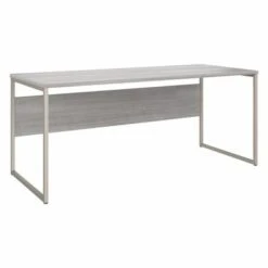 Hybrid 72W X 30D Computer Table Desk By Bush Business Furniture - Platinum Gray -Felloweis Store b6dc8898 e251 4442 bd71 87892b4c14a3
