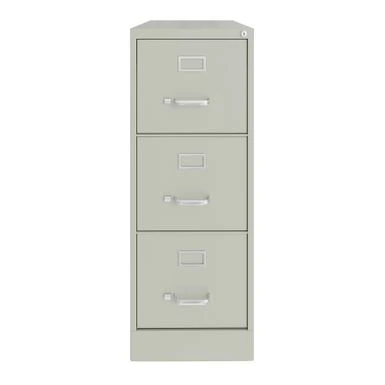 Hirsh 22-in Deep 3 Drawer, Letter Width, Vertical File Cabinet - Beige 8 Hirsh 22-in Deep 3 Drawer, Letter Width, Vertical File Cabinet - Beige - Image 8