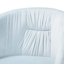 Baxton Studio Ravenna Contemporary Glam And Luxe Velvet Fabric And Gold Metal Swivel Office Chair - Blush Pink, Gold -Felloweis Store b8b1305b 220d 4918 9ca1 f0b95d140722