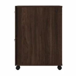 Hybrid 2 Drawer Mobile File Cabinet By Bush Business Furniture - Black Walnut -Felloweis Store b91652ba cdf2 44a7 9042 1e142f142eef