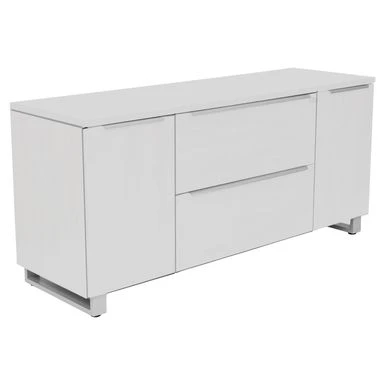 Rye Studio Tivoli Credenza With 2 Filing Drawers And 2 Doors - White 1 Rye Studio Tivoli Credenza With 2 Filing Drawers And 2 Doors - White