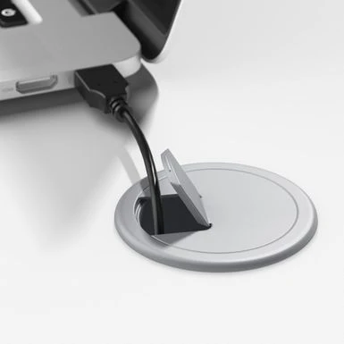 Studio C 72W Cubicle Desk With Drawers By Bush Business Furniture - Storm Gray 6 Studio C 72W Cubicle Desk With Drawers By Bush Business Furniture - Storm Gray - Image 6